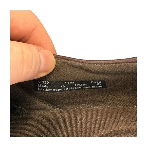 Clarks Women's US 7.5M Clog Brown Leather Casual Slip-On Block Heel Shoes 62729 - Picture 8 of 10